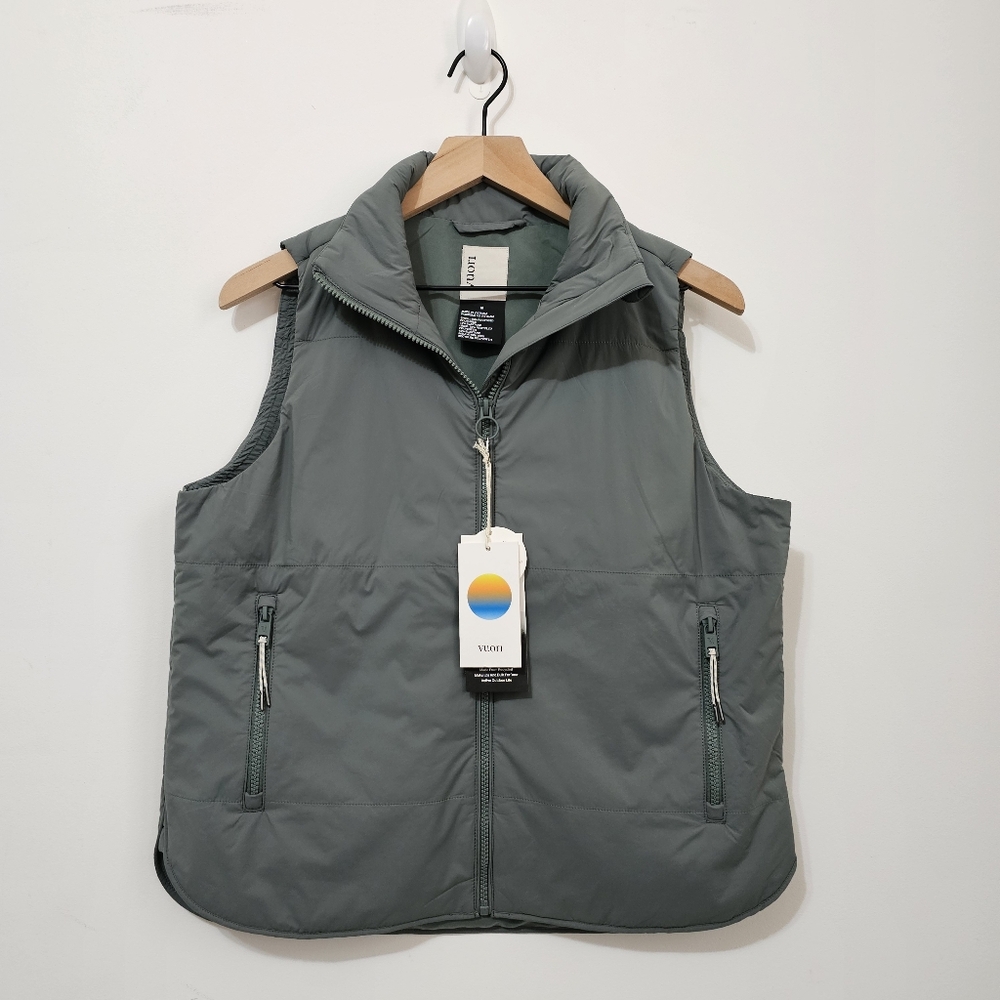 Vuori Canyon Insulated Vest in Marsh Green